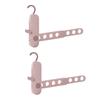 2Pcs Plastic Folding Clothes Hanger Rack Hanging Clothes Hanger Clothes Storage Organizer  Hotels