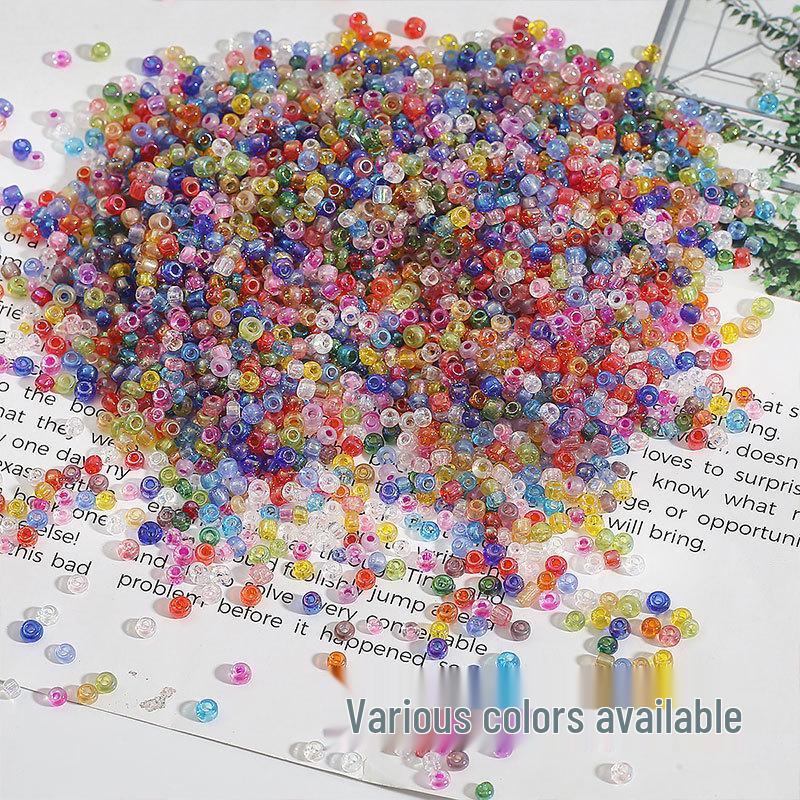 DIY Beaded Hairpin & Jewelry Accessories: Handmade Cross Stitch, Glass Seed Beads, Plated Seed Beads for Wedding Dresses & Bags.