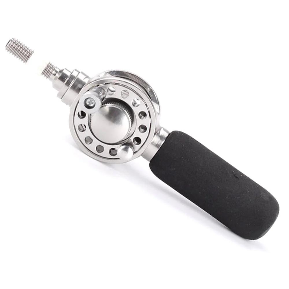 DIY Nachrüstbares Hohlrollenhalter für Bachkarpfen Angelrute Innenliegende Schnur Vollmetall Baitcasting Rolle Modifikation 2+1BB Floß Gussgetriebe 260319