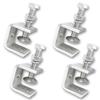 Clamp Tool Mini Clamp Small Stainless Steel Hardware DIY 20mm UME-STAR C-Clamp C-Clamp (Opening 4pcs)