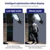 New High Power  Solar Lights 3 Lighting  Motion Sensor Solar COB Wall Lamp With Remote Control Outdoor Waterproof Street Lamp