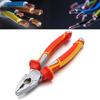 190mm Multifunction Wire Cutter Pliers With Shock Absorbing Handle For Prolonged Use In Construction Maintenance Tasks