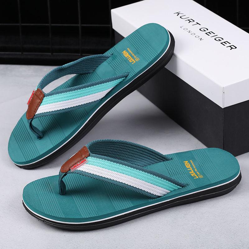 

Summer new men s flip-flops non-slip outer wear pinch slippers men s outdoor beach shoes cool slippers 45