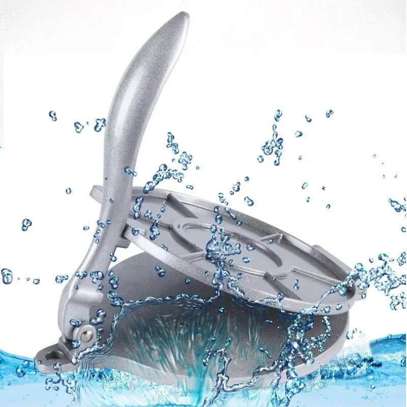 20cm DIY Tortilla Press Maker Aluminium Alloy Manual Corn Tortillas Dough Pressing Tools Kitchen Bakeware Cooking Accessories