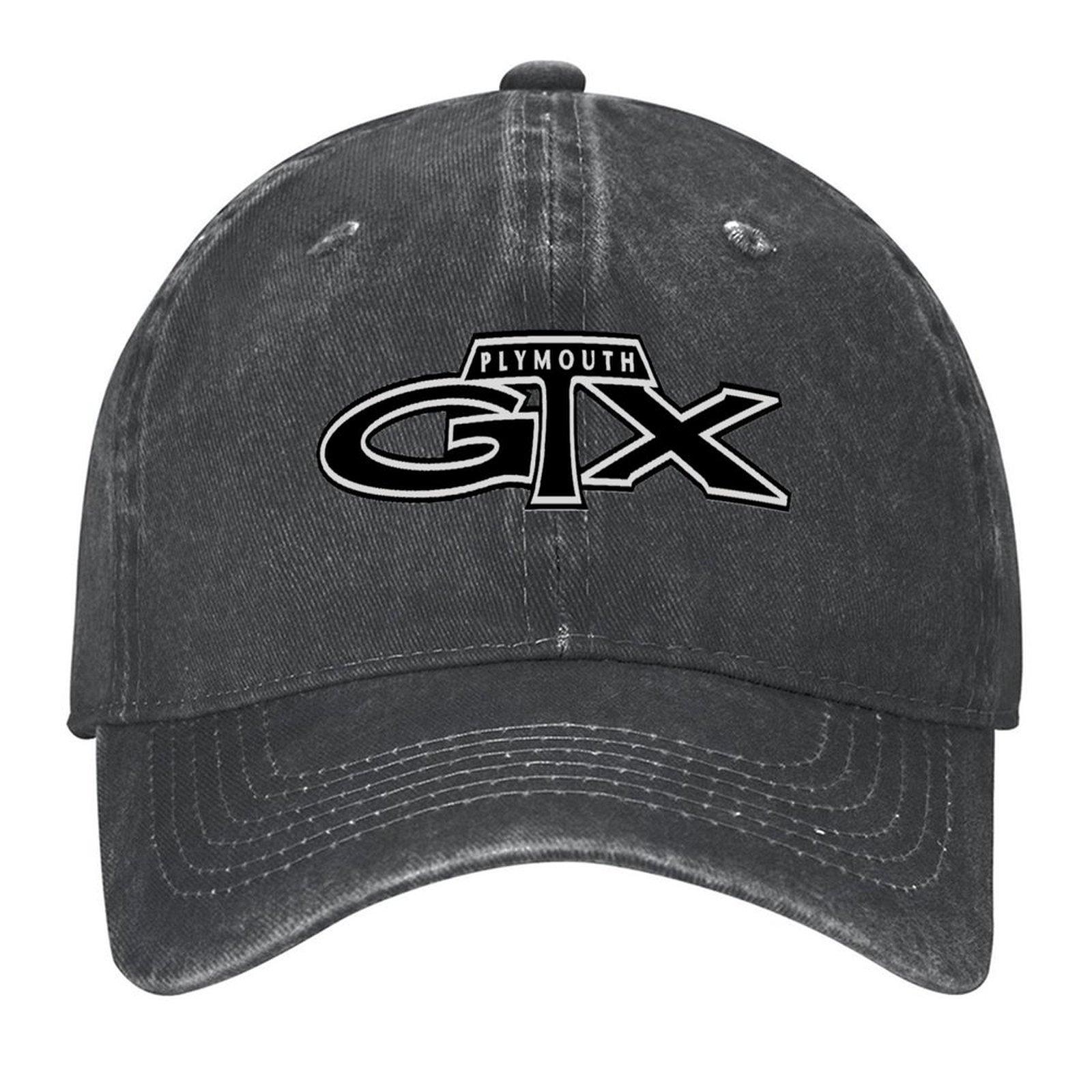 HMNGGF CAP 2026 Plymouth GTX Embleem Zwart Logo Klassieke Automobilia Pet Baseballpet Golfhoed Man Mode Strand Luxe Hoed Golfpetten Man Vrouw