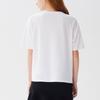 Fila Sports Character Illustration Print Short Sleeve T-Shirt Women Tops White F11W128130F-WT