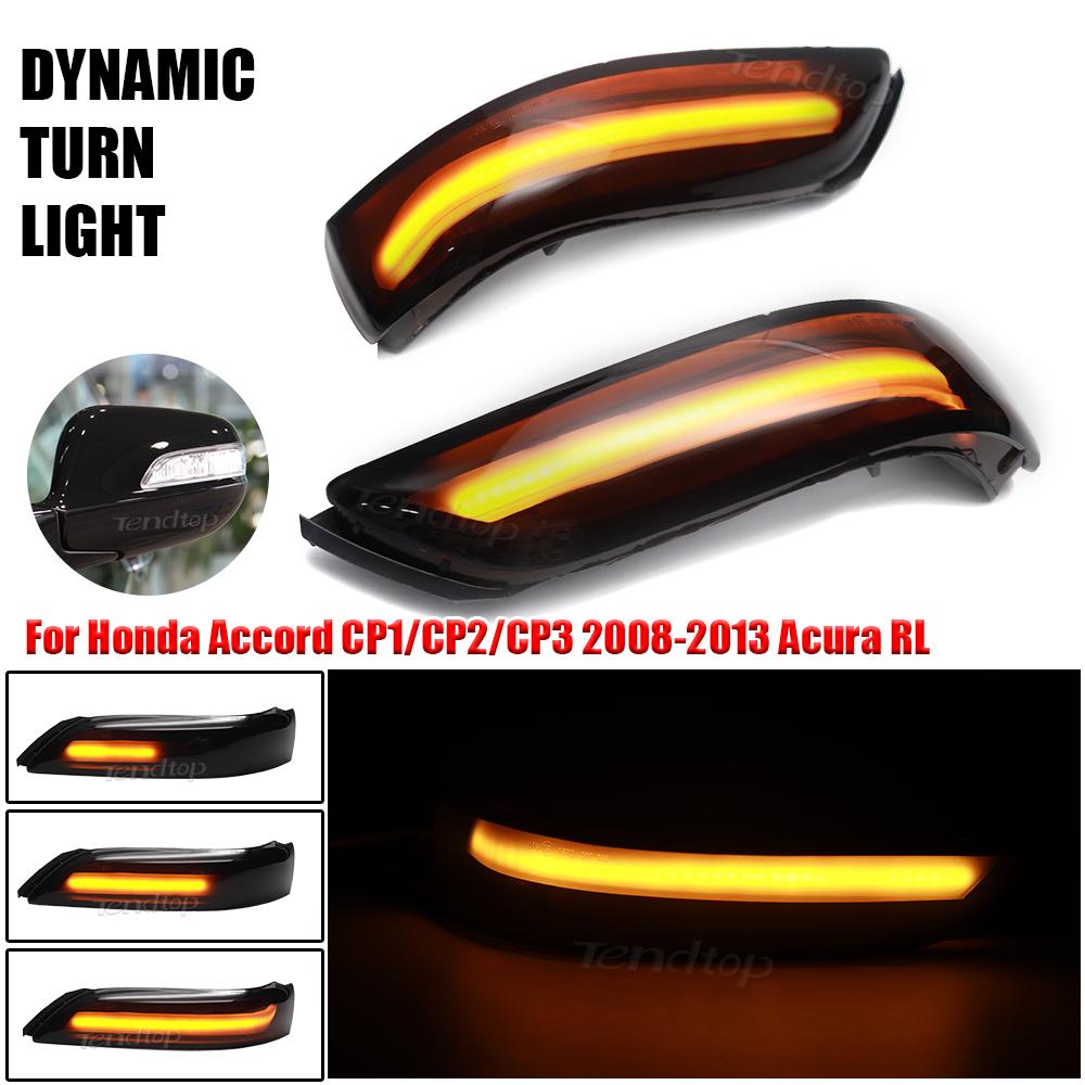 Auto Accessories LED Dynamic Mirror Turn Signal Lights for Honda Accord CP1/CP2/CP3 Sequential Rearview Running Blinker