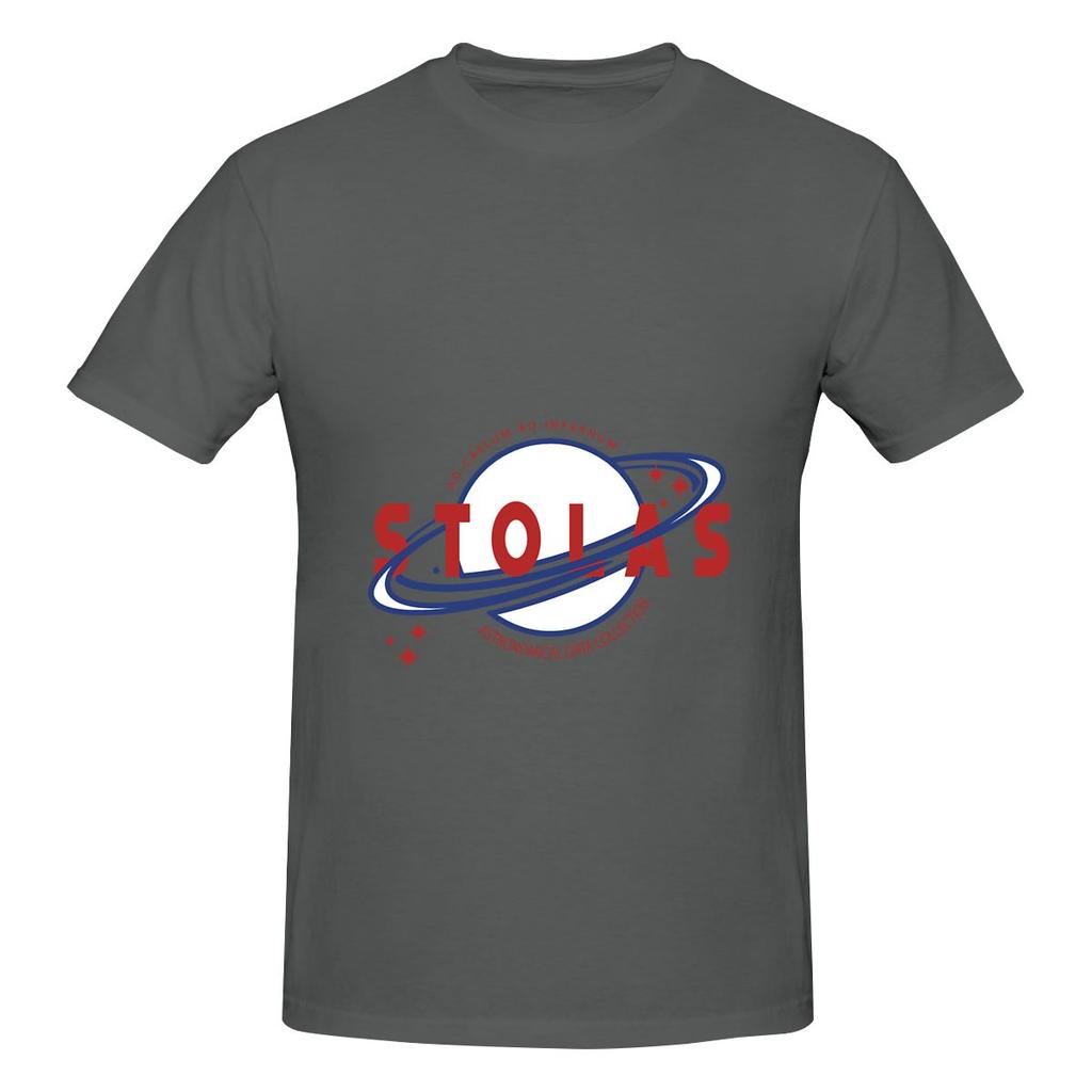 Stolas Red White And Blue Full Of Cotton Feeling Tshirt Commuting Vibe Simple Prints Tees