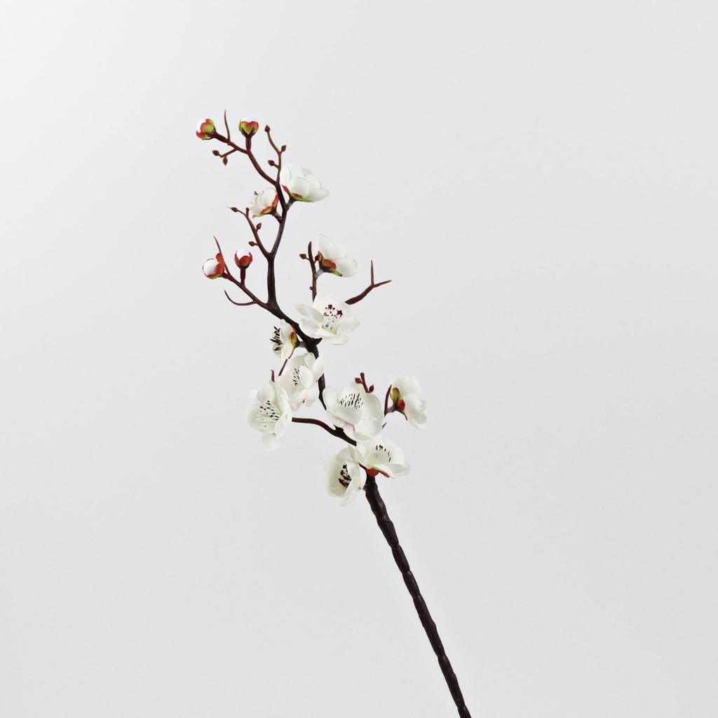 Peach and Plum Blossom Artificial Winter Bouquet for Indoor Decoration