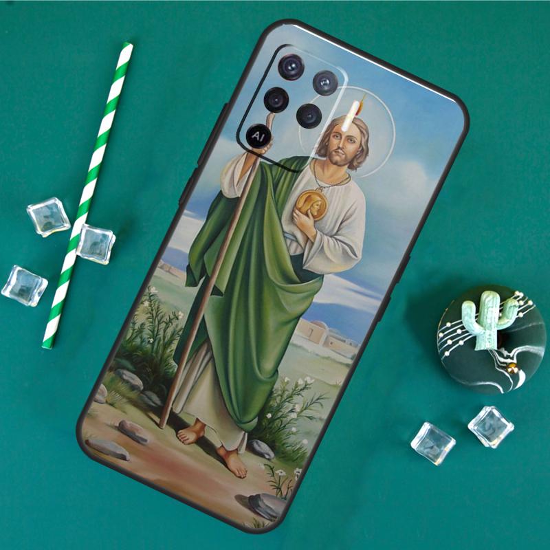 San Judas Case For Oppo A40 A60 A80 A16 A76 A96 A18 A38 A58 A78 A98 A91 A15 A17 A74 A94 A54 A57S Cover