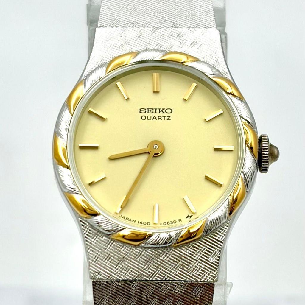 Used [New Battery] SEIKO Ladies Watch 1400-0110 1N2030