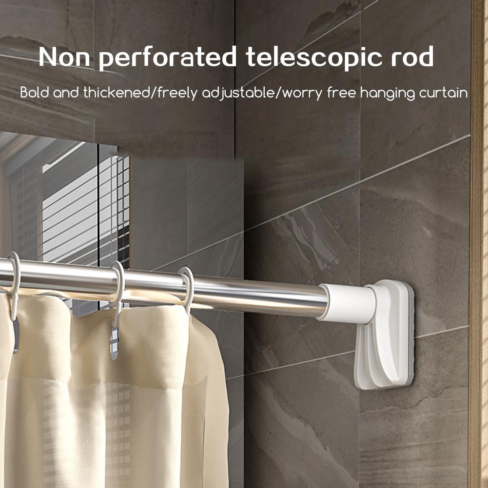 No-Drill Heavy Duty Curtain Rod Strong Bearing Capacity Never Slips For Apartment RV