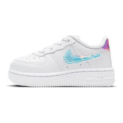 Air Force 1 LV8 TD Digital Swoosh - White Baby Sneakers Black Multi-Color CW1582-100