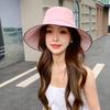 Hat Women's Summer New Sun Protection Sun Hat Outdoor Big Edge Bucket Hat Folding Sun Hat