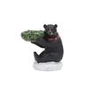 Black Bear Candlestick, Christmas Candlestick Base, Home Living Room Desktop Resin Craft Ornaments.