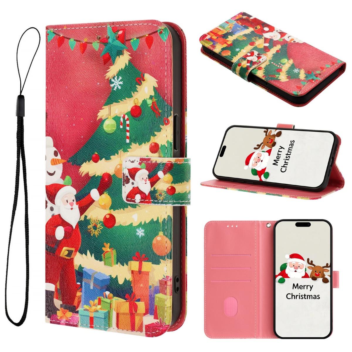 

Christmas Phone Case on for Xiaomi Poco F7 F6 F5 Pro F7 Ultra F3 X7 X6 X5 X4 X3 Pro GT NFC Snowman Stand Wallet Case Cover coque Poco F7