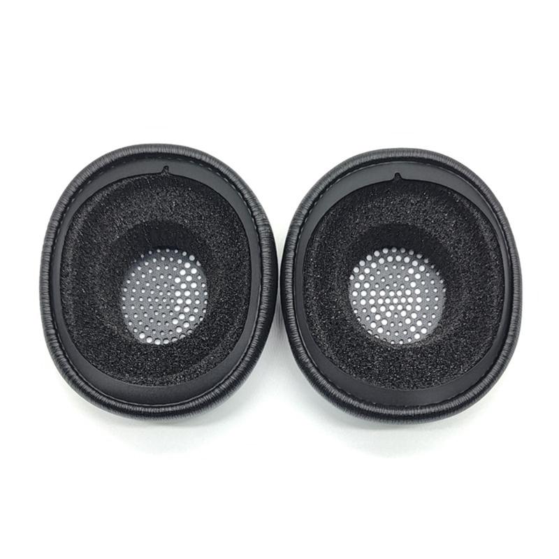 1Pair Ear Pad Replacement Leather Earpads Ear Cushions Sponges Cover Earmuffs for Evolve2 30 MS Headphones
