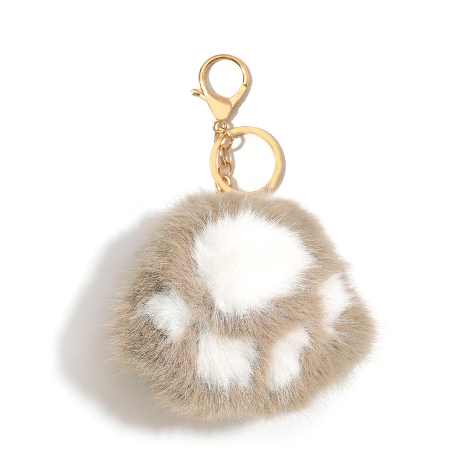 

Брелок в виде лапок котенка из норки Duoling: Милая плюшевая сумочка и украшение для машины, маленький подарок верблюд