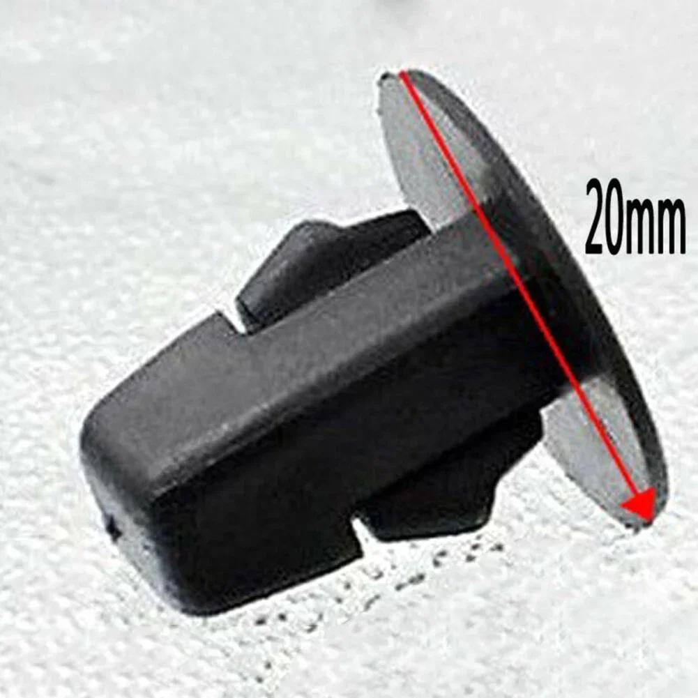 For Toyota 50pcs Car Fender Liner Clips Screw Fastener Grommet 90189-06065 For Camry For RAV4 Auto Fender Clamp Nylon