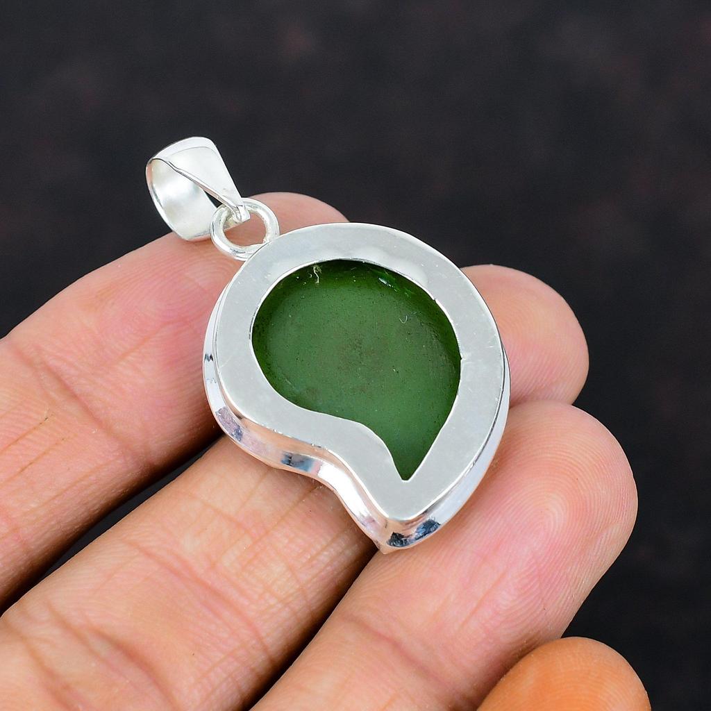 Pink Shade Ammonite Fossil Pendant 925 Sterling Silver Pendant Gemstone Jewelry Designer Pendant Handmade Silver Jewelry Engagement Gifts