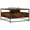 Coffee Table, Smoked Oak, 80x80x45 Cm