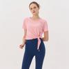 HuiT Linen Slub Side Tie ShorT Sleeve T