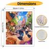 Disney Zootopia Characters Oil Painting Kit, Hand Painting Canvas DIY Home Decor