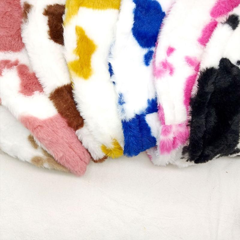 Cow Plush Fisherman Cap Soft Warm Hat Autumn Winter Outdoor Trend Fisherman Hats
