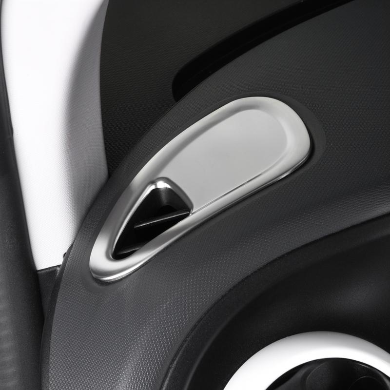 Car Upgrade For Smart 453 Fortwo Forfour 2016- Dashboard Air Vent Outlet Cover Trim Car Interior Accessories