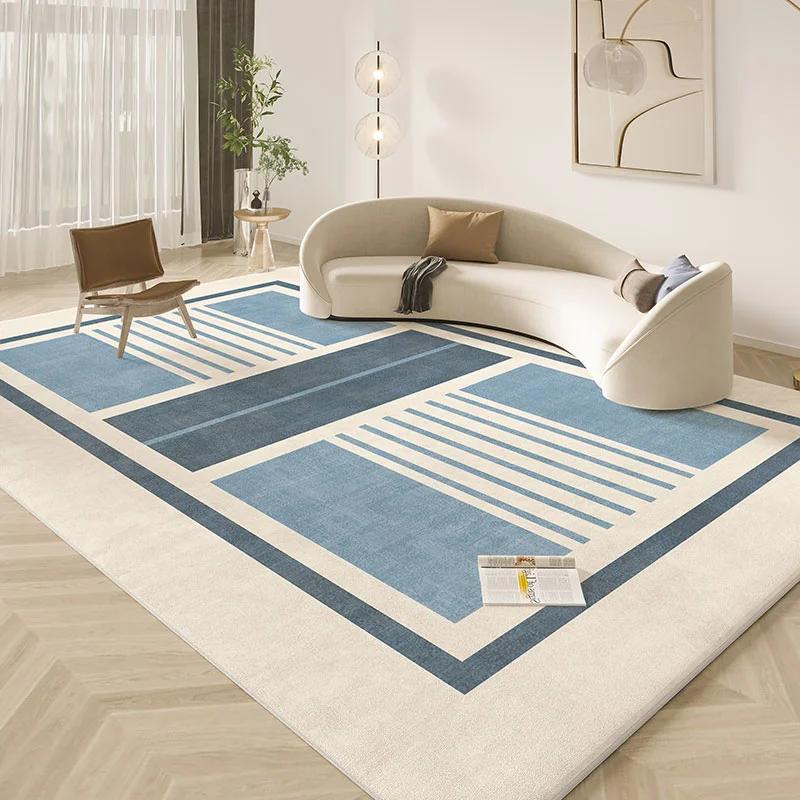 Wabi-sabi Style Living Room Decoration Plush Carpet Light Luxury Rugs for Bedroom Fluffy Soft Thick Rug Home Washable Floor Mat