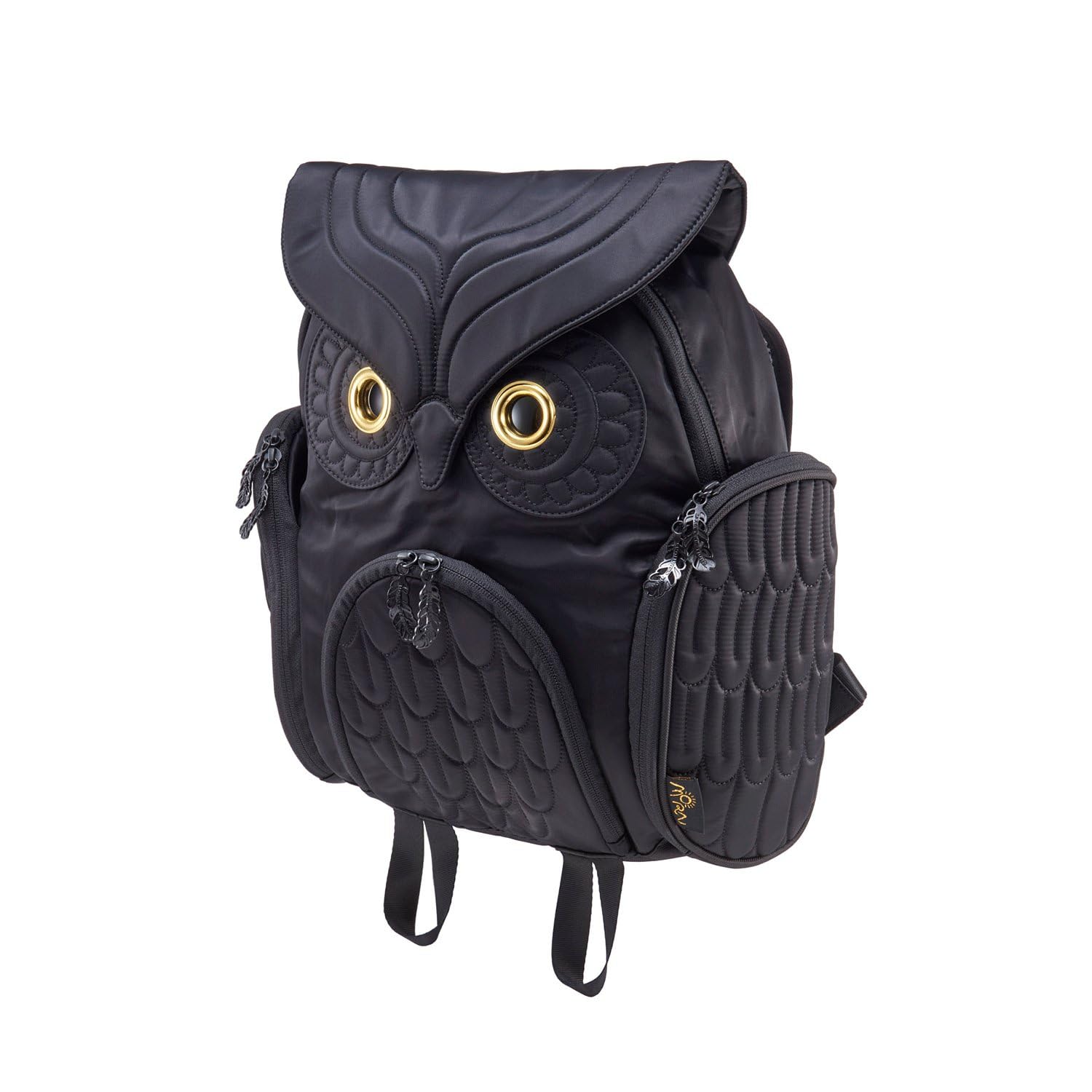

MORN CREATIONS Owl Classic Backpack M Black OW-302BLK