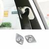 For BMW X5 X6 F15 F16 2014-2018 ABS Silver Seat Belt Buckle Adjust Cover Trim 2X