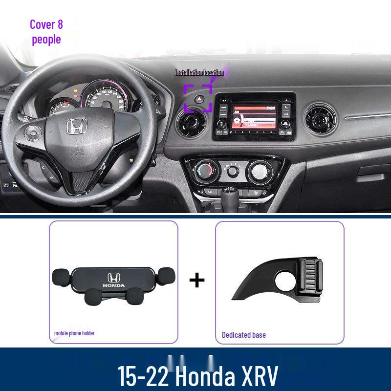 2015-2023 Honda XRV Car Phone Holder, Air Vent Navigation Support Bracket
