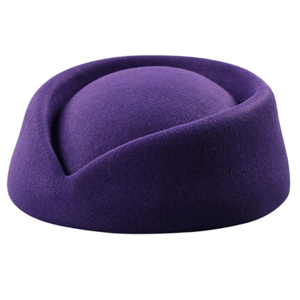 Vintage Looking Airline Stewardess Caps Pillbox Hat Uniform Stewardess Hat  Cosplay Costume