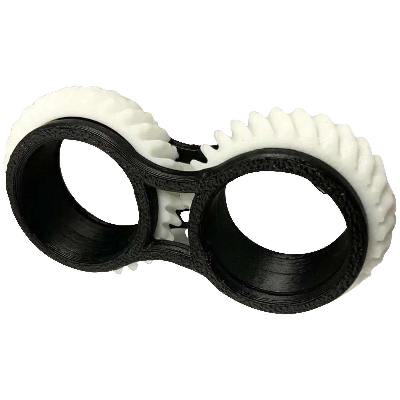 

Double Gear Fingertip Gyro Ring | Home Decor & Desk Toys | Attention Deficit Hyperactivity Disorder, Sensory Disorders, Stress Relief Toys One Size бежевый