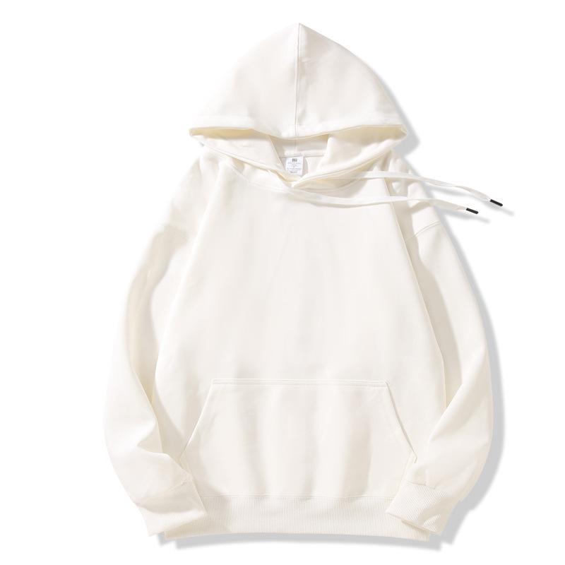 Women's Trendy Solid Color Drop Shoulder Hoodie - Casual, Warm, and Versatile Autumn/Winter Pullover Top
