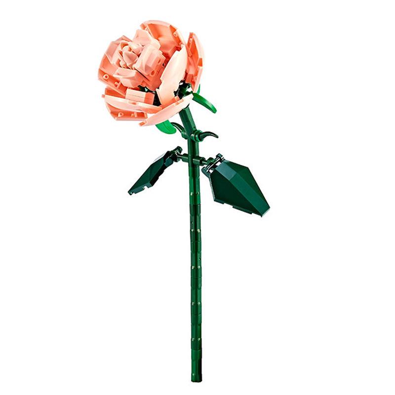 Kompatibilní LEGO Kytice růží Stavebnice Valentýnský dárek pro dívky