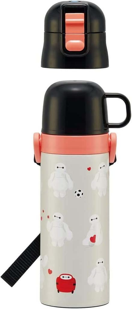 Skater Stainless Steel Water Bottle Direct Drinking 470ml Cup Drinking 430ml Baymax Lightweight Type Girls Boys Water Bottle Sports Bottle Cute Kids