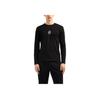 Emporio Armani Logo Embroidered Crew Neck Long Sleeve T-Shirt Men tops Black XM000364-AF12308-UC001