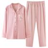 Pajamas Ladies Autumn And Winter Island Fleece Warm Long Sleeve Spring And Autumn Thickened Coral Fleece Loungewear Set