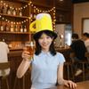 Funny Beer Mug Hat Cartoon Cosplay Headgear Lightweight Halloween Headgear  Stage Performance