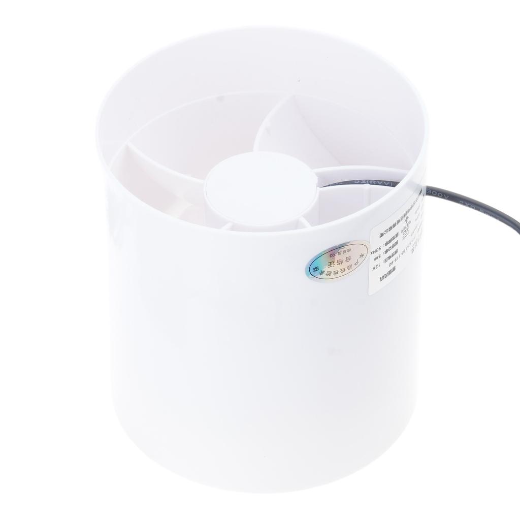 4'' Duct Fan 220V 110V Air Extractor Silent Inline Ventilator for Home Bathroom Kitchen Exhaust Ventilation