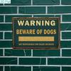 Vintage Metal Poster Dog Wall Art Garage Decor