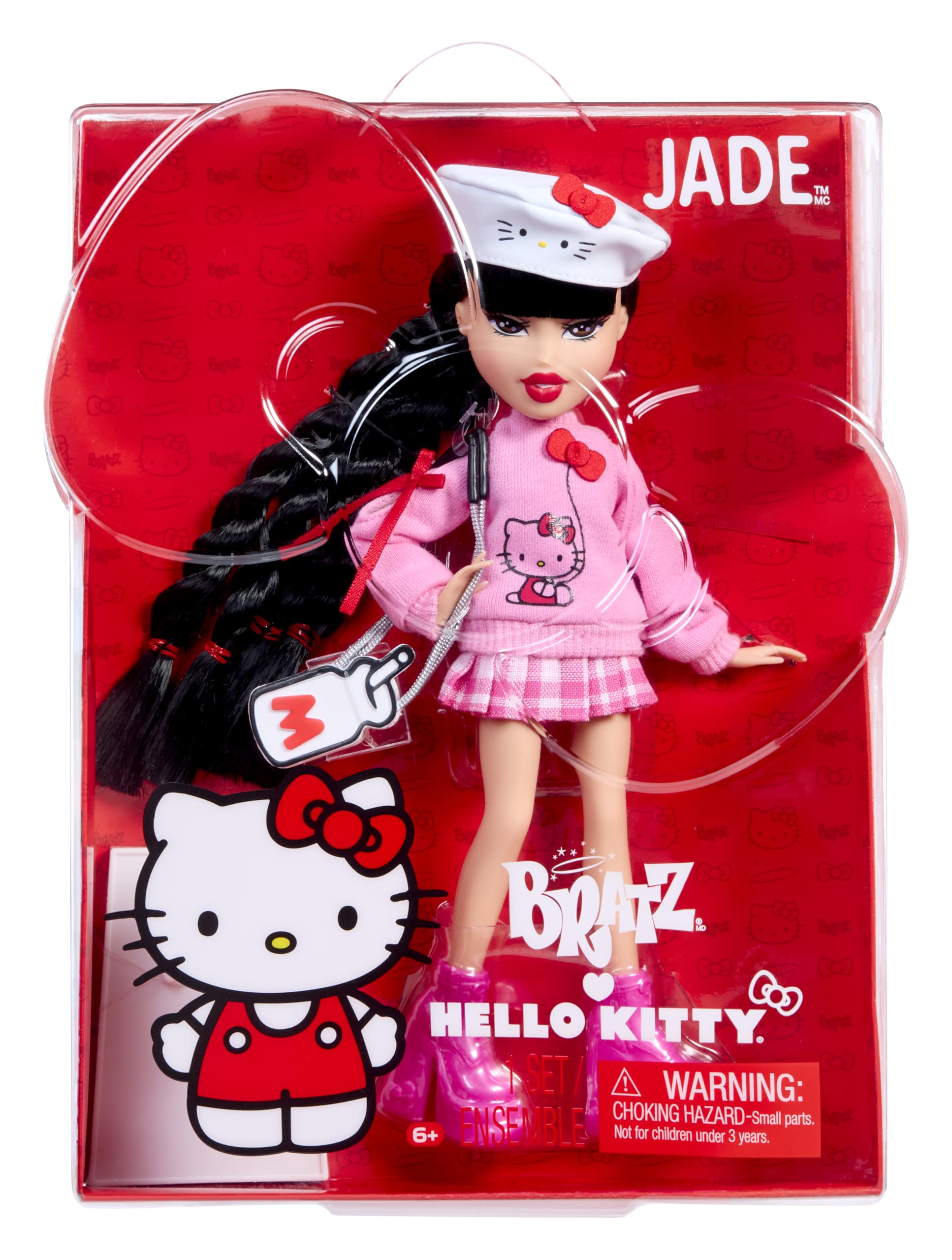 Модная кукла Bratz x Hello Kitty Jade Sanrio с аксессуарами