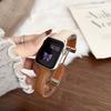 Small waist lychee pattern magnetic buckle strap for Apple Applewatch11 watch iwatch1098SE