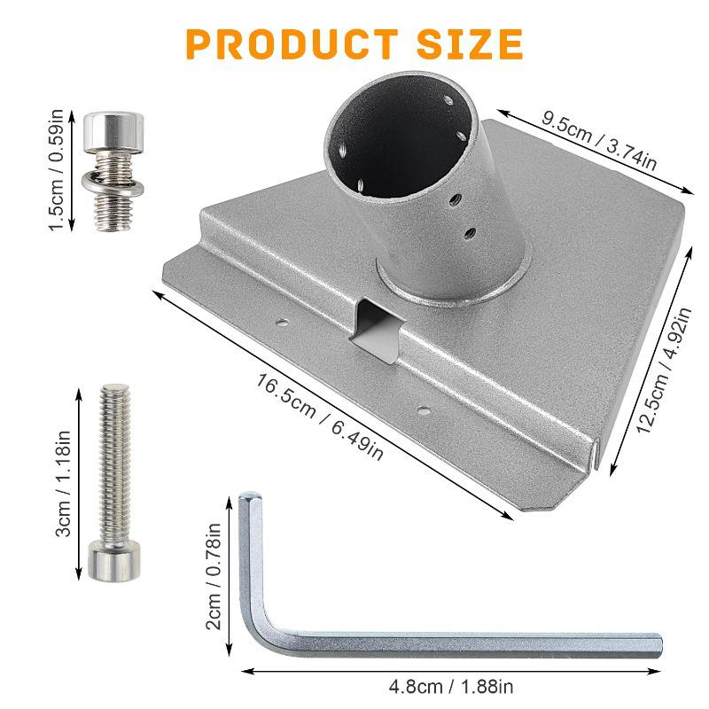 New Mini Star Antenna Signal Bracket with Bend Pipe Base