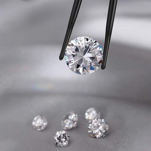 mawaki Rubber Tweezers, Soft Stainless Steel Tweezers, PVC Coated, Industrial, Laboratory, Craft Tweezers, 15cm