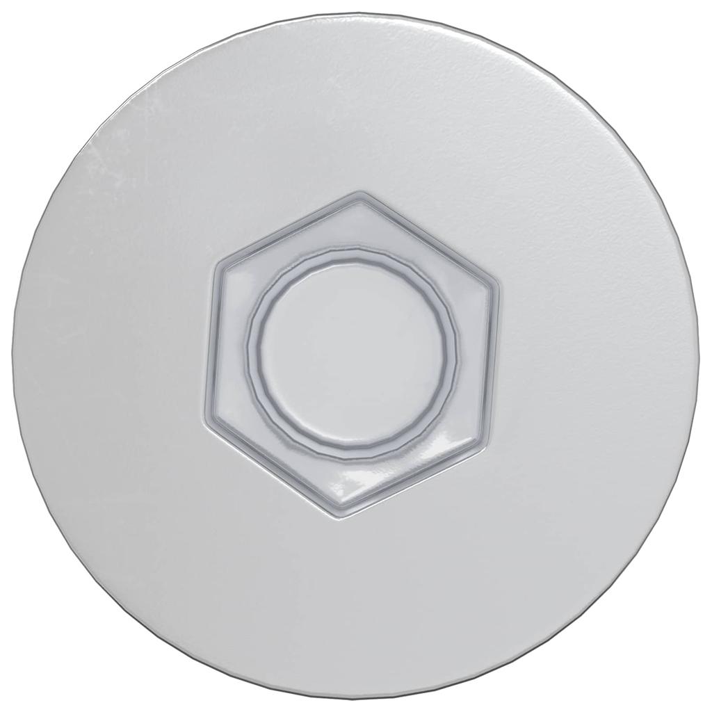 Confirmat Screws 2 Pcs Silver Ø7 X 50 Mm Metal