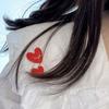 Sweet Love Lapel Pin DIY Jewelry Accessories Lover Gift Red Heart Badge Pin  Clothes Accessory