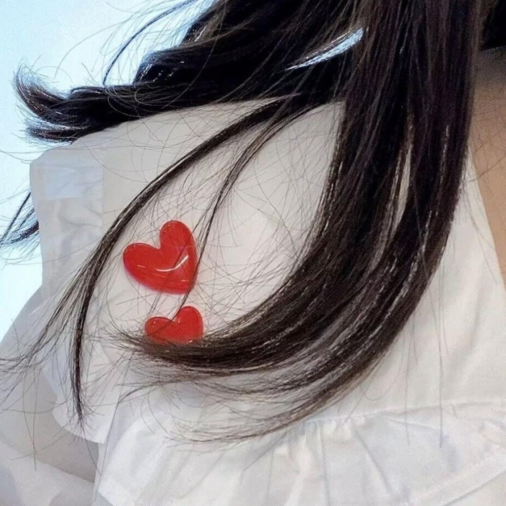 Sweet Love Lapel Pin DIY Jewelry Accessories Lover Gift Red Heart Badge Pin  Clothes Accessory